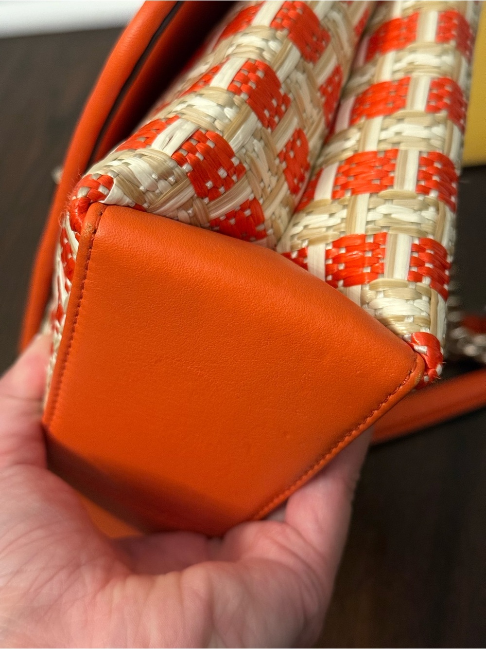 🌟 Kate Spade New York Natalia Straw Flap Shoulder Bag 🌟 - Picture 10 of 14